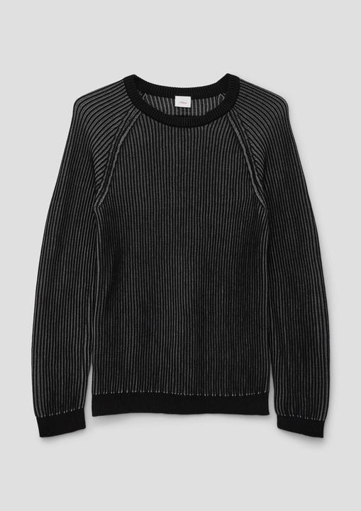 Image du produit s.Oliver Strickpullover Strickpulli in Two-Tone-Optik (L)