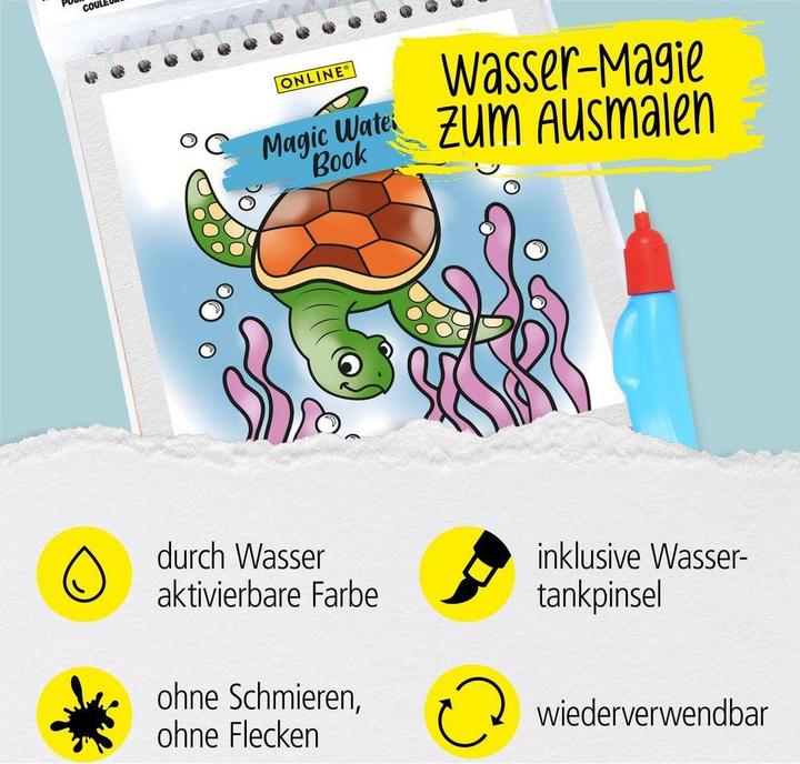 Actual product image Online Magic Water Book