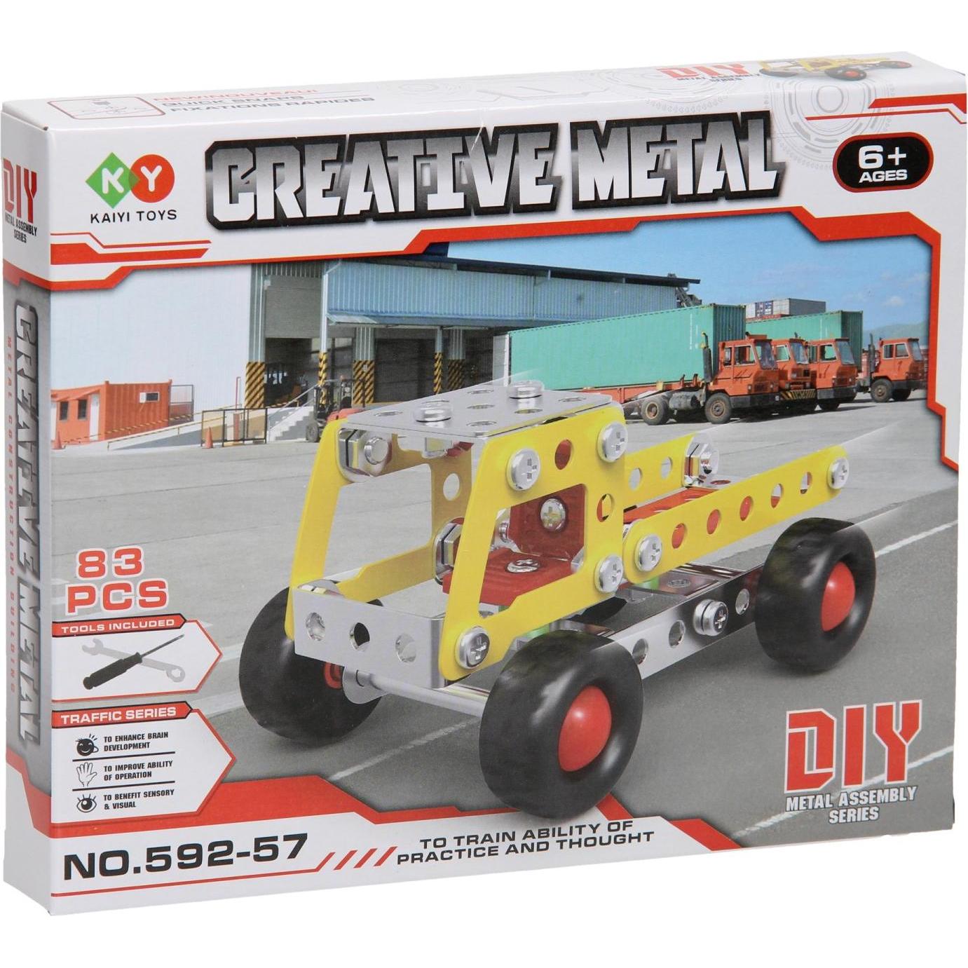 Lobbes Bausatz Metall-Muldenkipper, 83-tlg.