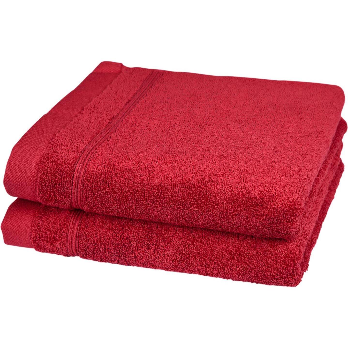 Ross, Frotteewäsche, Uni-Walk Handtücher Rubin