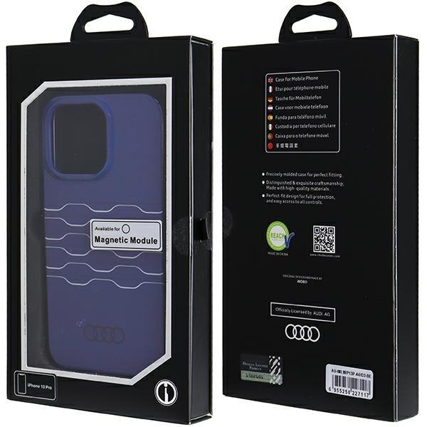 Produktbild Audi IML MagSafe Case iPhone 13 Pro / 13 6.1" niebieski/navy blue hardcase AU-IMLMIP13P-A6/D3-BE (Apple iPhone 13 Pro)