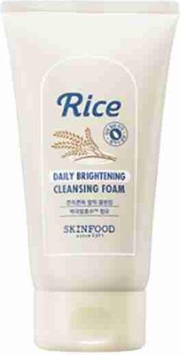 Actual product image Skinfood Rice Daily Brightening Cleansing Foam (Cleansing Foam, 150 ml)