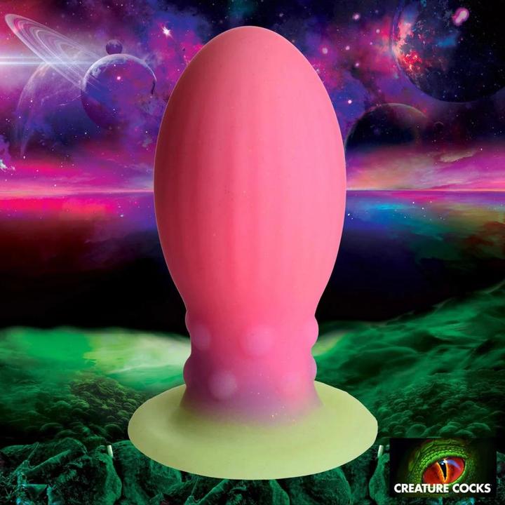 Produktbild Creature Cocks Xeno Egg - Glow in the Dark - Silicone Egg - XL