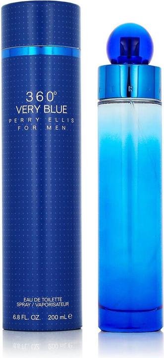 Actual product image Perry Ellis 360° Very Blue - EDT - Volume: 200 ml (Eau de toilette, 200 ml)