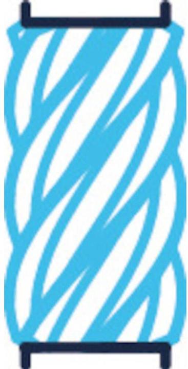 Produktbild Reisser R2 Spanplattenschrauben, Flachsenkkopf, PZ, Teilgewinde, 5,0 x 50, Stahl, verzinkt, gelb, 1xgleit... (200 Schrauben pro Stück)