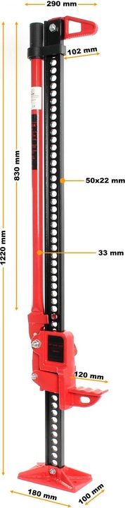 Actual product image Wiltec Offroad jack 3000kg 105cm Farmer Jack jack car car ATV