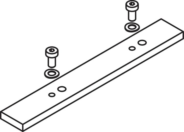 Actual product image HAWA Connecting plate to runner Folding Concepta
