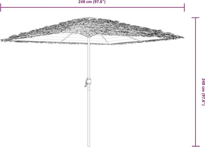 Immagine prodotto vidaXL Sonnenschirm (2.48 m)
