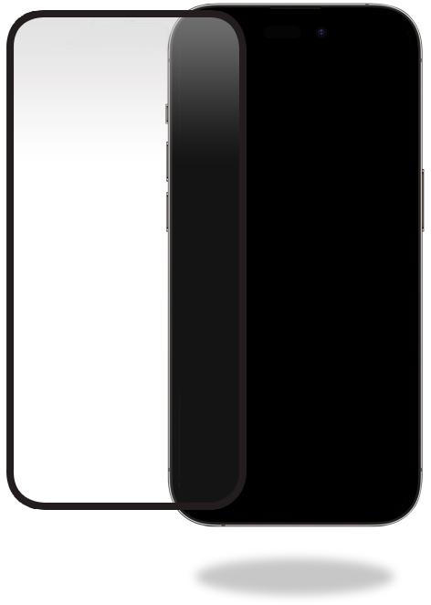 Image du produit Mobilize Cadre noir Verre (1 pièce(s), Apple iPhone 15 Pro)