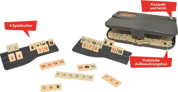 Actual product image Jumbo Travel Rummikub (German)