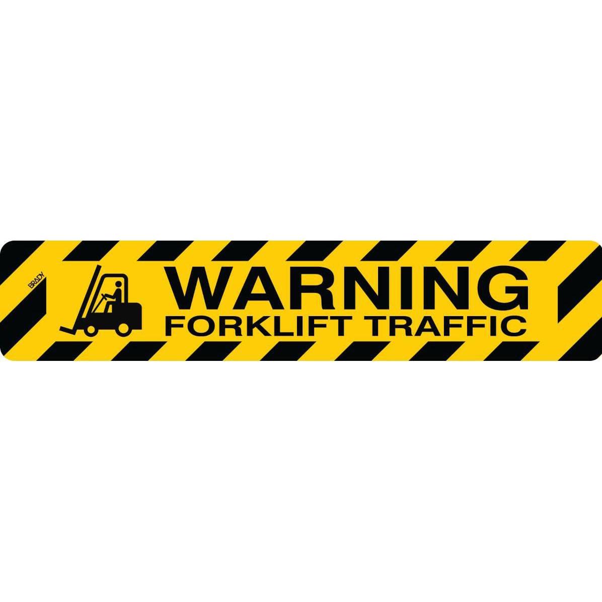 Brady, Sicherheitskennzeichnung, Floor Safety Sign - WARNING
