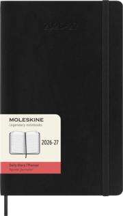 Actual product image Moleskine Tageskalender 26/27 DSB18DC3Y 18M SC schwarz 13x21cm (A5, 1 day / 1 page)
