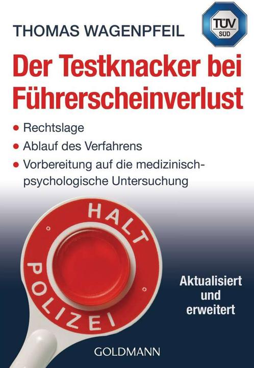 Produktbild Der Testknacker bei Führerscheinverlust (Deutsch, Thomas Wagenpfeil, 2015)