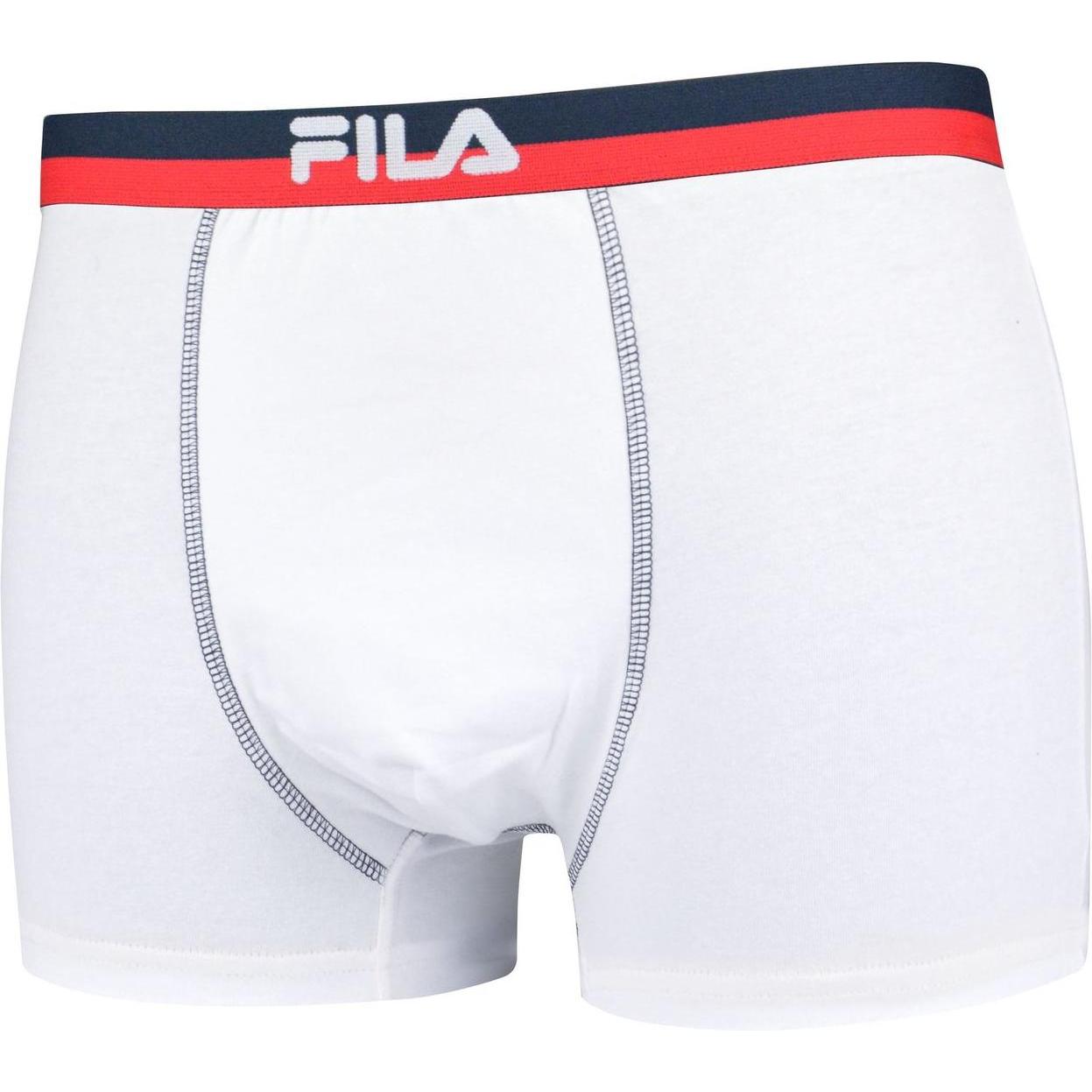 FILA, Herren, Unterhosen, Boxershorts, Weiss, (S, Einzelpack)