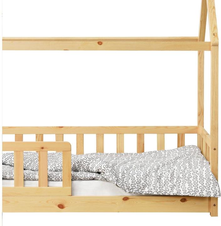 Image du produit Juskys Kinderbett 90x200cm Marli - Natur (90 x 200 cm)