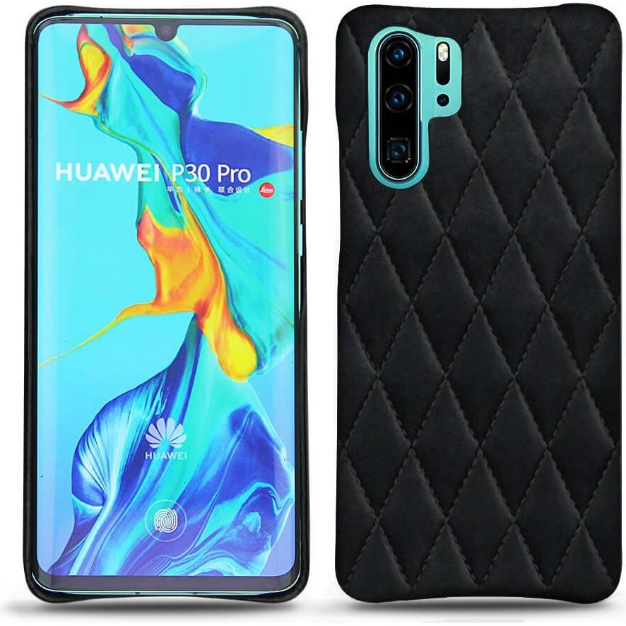 Noreve Lederschutzhülle (Huawei P30 Pro), Smartphone Hülle, Schwarz
