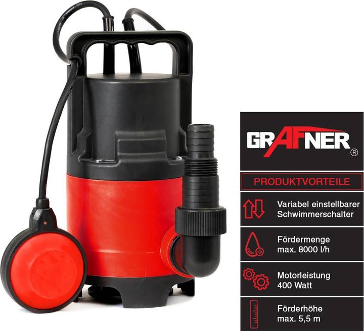 Actual product image Grafner Submersible sewage pump (Sewage pump)