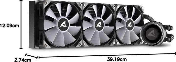Actual product image Sharkoon S90 RGB AIO 360 MM