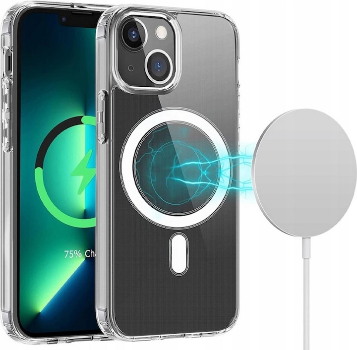 Immagine prodotto Screenguard Custodia magnetica Apple iPhone 13 Clear Cover MagSafe (Apple iPhone 13)