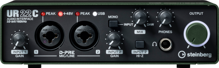 Actual product image Steinberg UR22C Green (USB)
