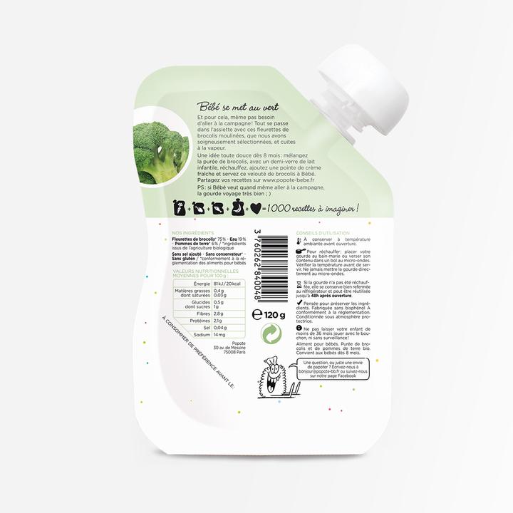 Immagine prodotto Popote Quetschie Broccoli BIO (120 g)