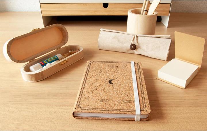 Image du produit Natura Punto Boîte à crayons pratique en bois, naturel, 18 x 6 x 4 cm