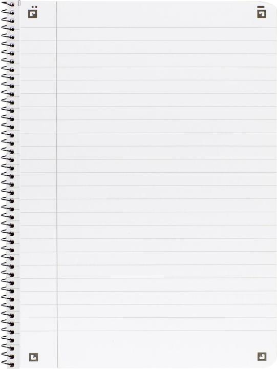 Actual product image Oxford Notebook Touch Collegeblock L27, B5, Lined, Aqua, 5 pieces (B5, Lined, Hardcover)