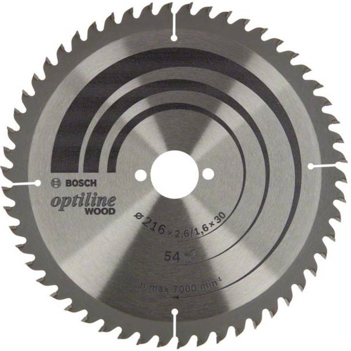 Bosch Professional Zubehör PRO Wood circular saw blade, 216 x 2.6 x 30 mm