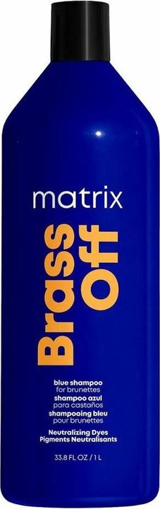 Matrix Brass Off Color Protecting Blue Toning Conditioner für aufgehelltes braunes Haar 1L (1000 ml)
