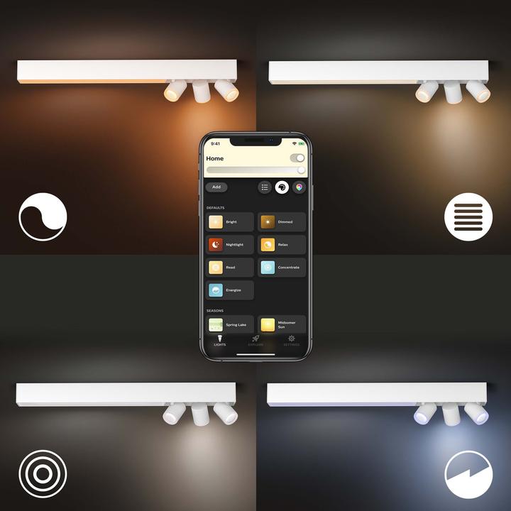 Actual product image Philips Hue Centris Base BT (3650 lm, GU10)