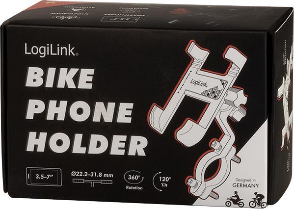 Actual product image LogiLink Smartphone bike mount, angled, for 3.57" smartphones
