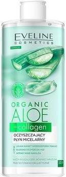 Produktbild Eveline Organic Aloe + Collagen Liquid Eye Pads Reducing Dark Circles And Puffiness 20Ml (Augenpflege Fluid, 20 ml, Tag)