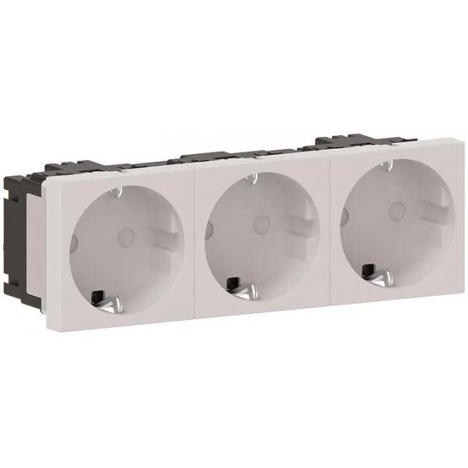 GGK, Kabelschutz + Kabelführung, Modul 45/Schuko-Steckdose 3- 6940 fach/wa (330 mm)