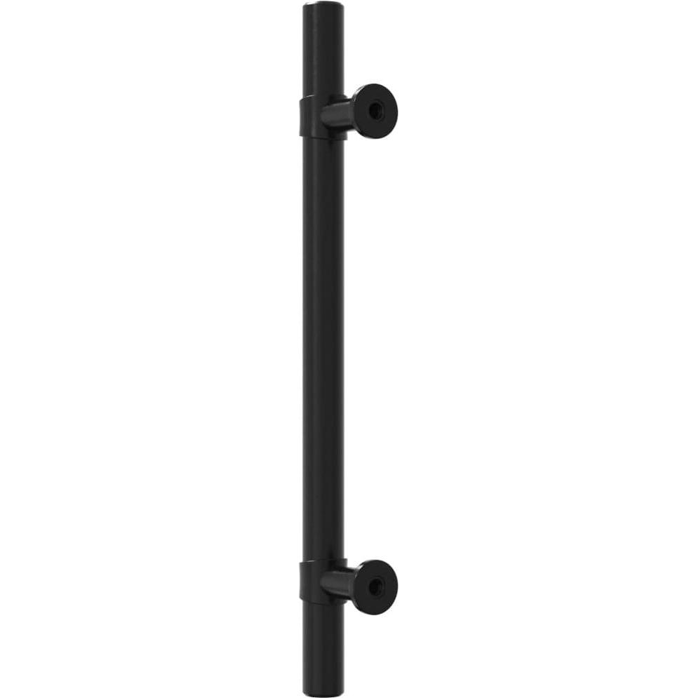 VidaXL, Möbelgriff, Möbelgriffe 10 Stk. Schwarz 128 mm Edelstahl,Farbe