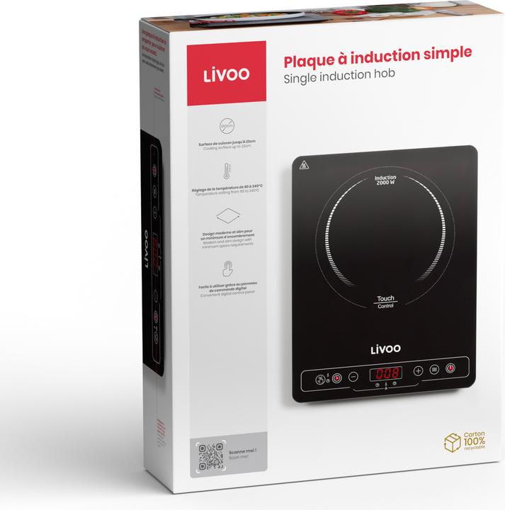 Actual product image Livoo Einzelinduktionskochfeld
