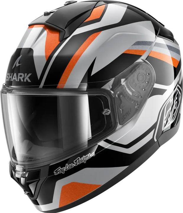 Black, Orange, Silver