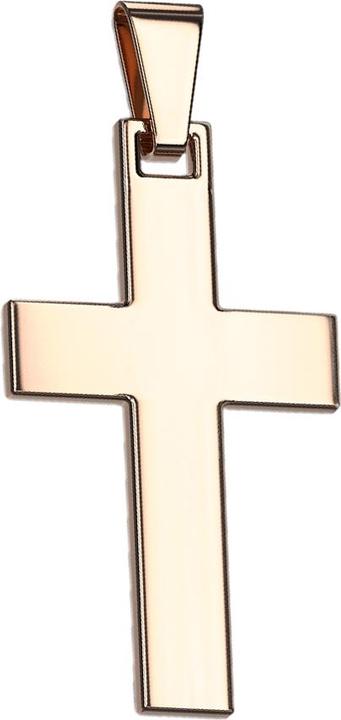 Produktbild Star Piercing Anhänger rosegold Kreuz (Chirurgenstahl 316L, ohne Messing)