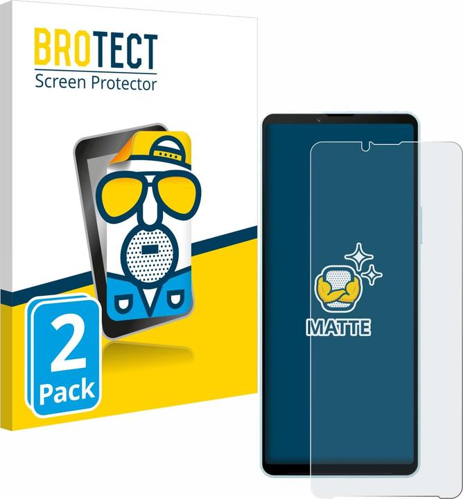 Actual product image BROTECT Anti-glare screen protector matt (2 pcs., Sony Xperia 10 VI)