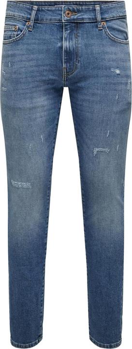 Denim bleu moyen clair