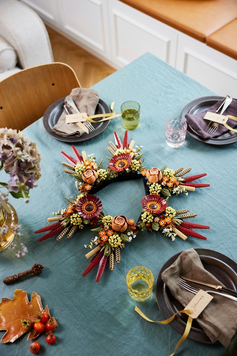 Actual product image LEGO Dried flower arrangement (10314, LEGO Icons, LEGO Botanical)