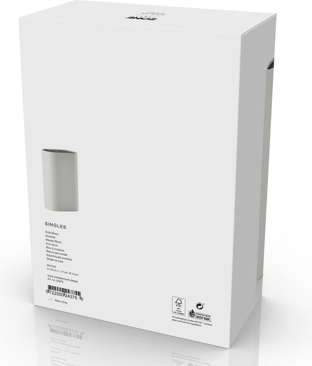 Produktbild Zone Messerblock Singles Warm Grey