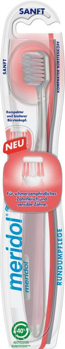 Actual product image Meridol Toothbrush Round Plunger. (1 x)