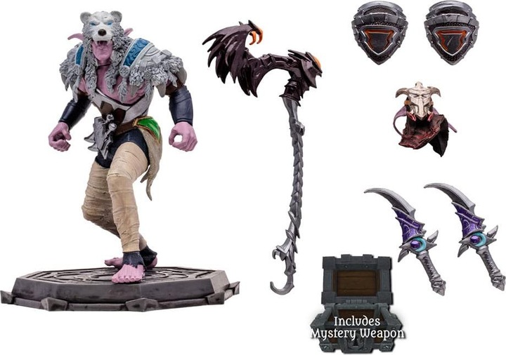 Immagine prodotto McFarlane Figura d'azione di World of Warcraft Elfo della Notte: Druido/Ruggito 15 cm