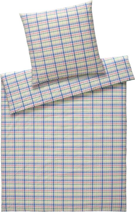 Actual product image Elegante Web-Seersucker Bettwäsche Gudhjem kiwi (Pillowcase, 80x80 cm)