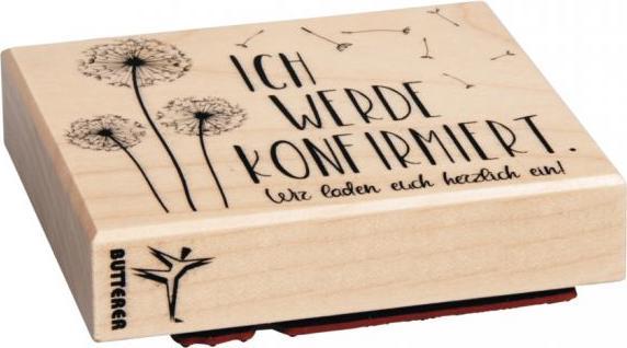 Produktbild Rayher Stempel "Ich werde konfirmiert", 7x9 cm