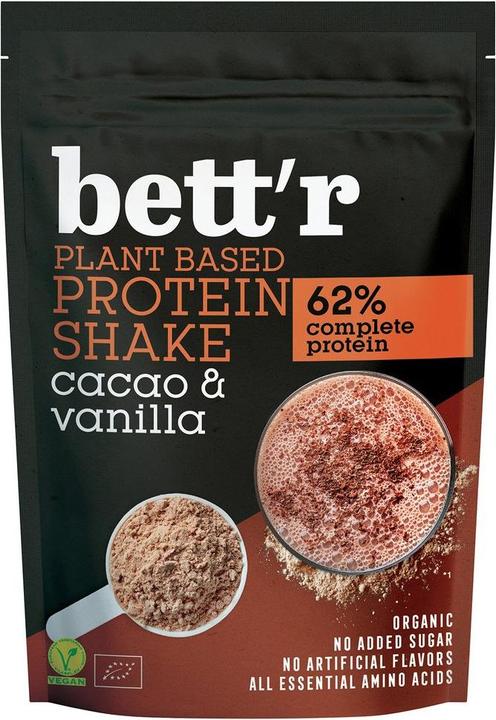 Produktbild Bett'r Protein Shake Cacao & Vanilla Bio (Kakao, Vanille, 1 Stk., 500 g)
