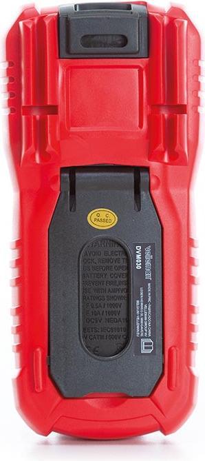 Productafbeelding Velleman Robuuste true RMS digitale multimeter met automatisch meetbereik - CAT III - 1000 V - 8 Fu (CAT III 1000V)