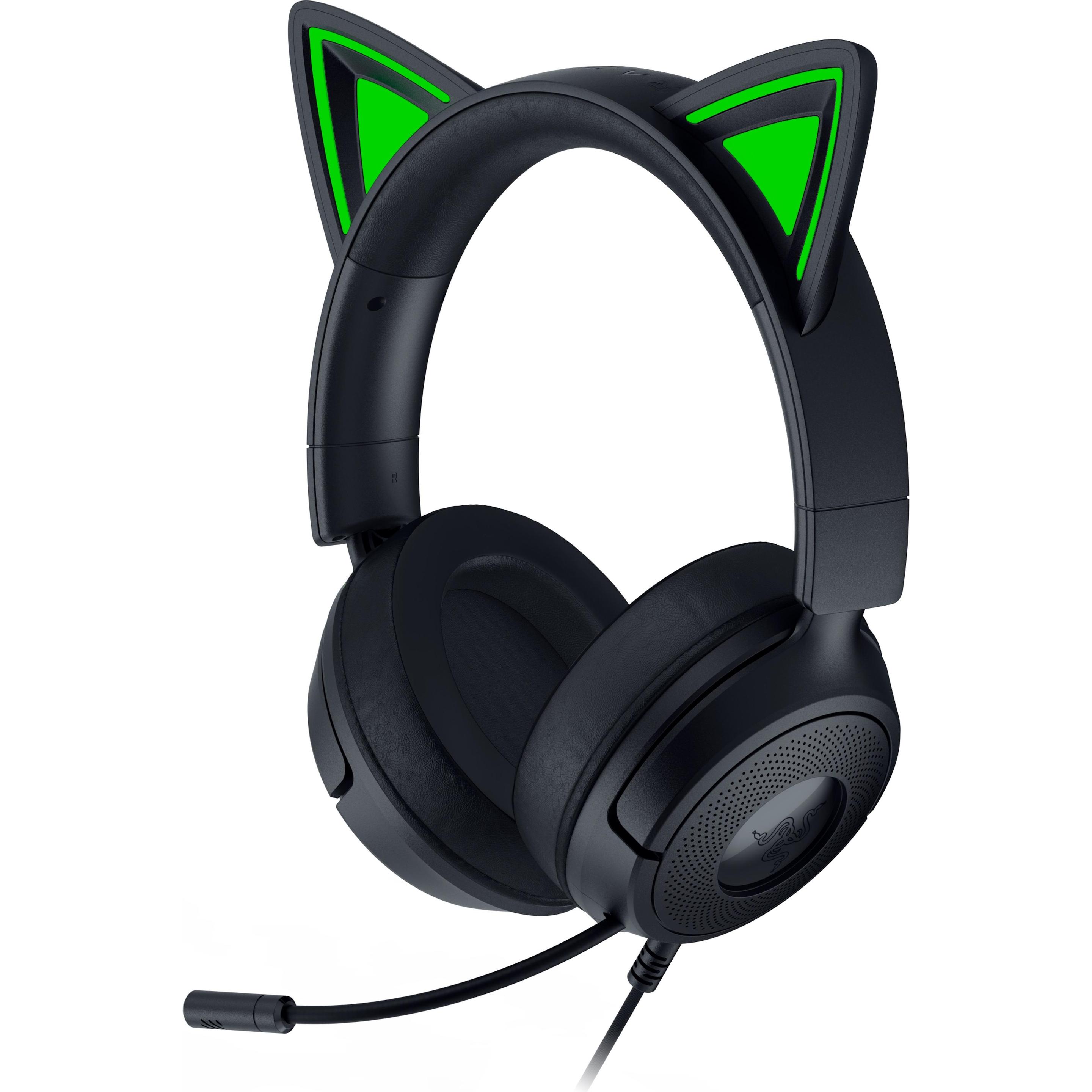 Razer Kraken Kitty V3 X - Black (Kabelgebunden), Gaming Headset, Schwarz
