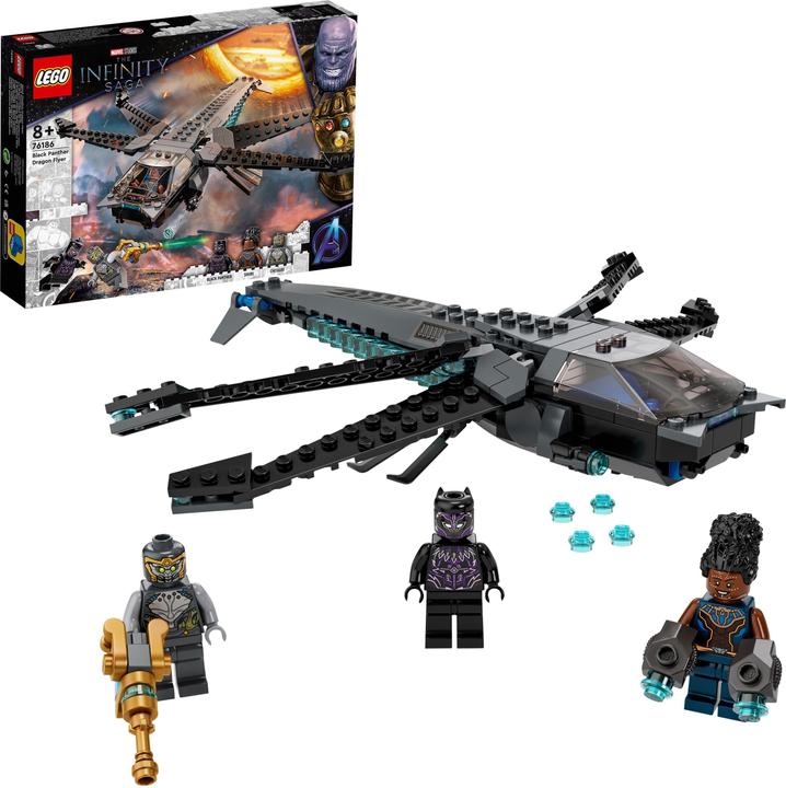 Produktbild LEGO Black Panthers Libelle (76186, LEGO Marvel)