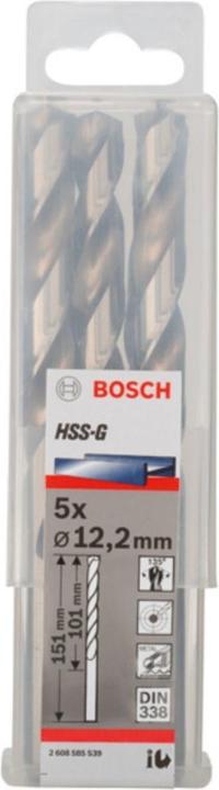 Actual product image Bosch Professional Zubehör PRO Metal HSS-G twist drill, 12.2 x 101 x 151 mm (12.2 mm)